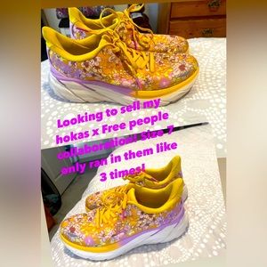 Hoka and Free people collaboration! Size 7. Only worn 3 times.